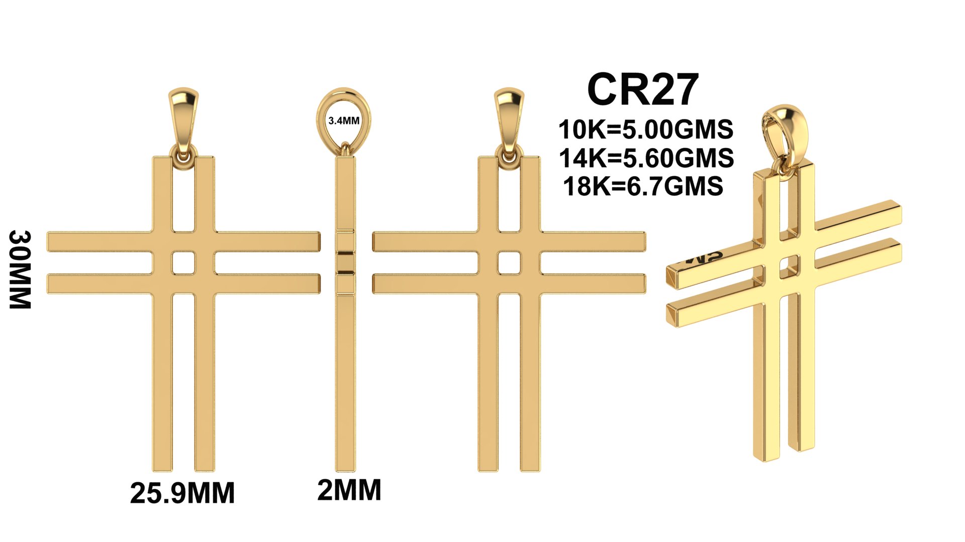 CR27 Jewelry STL Files for Manufacturers & 3D Printing - Image 8