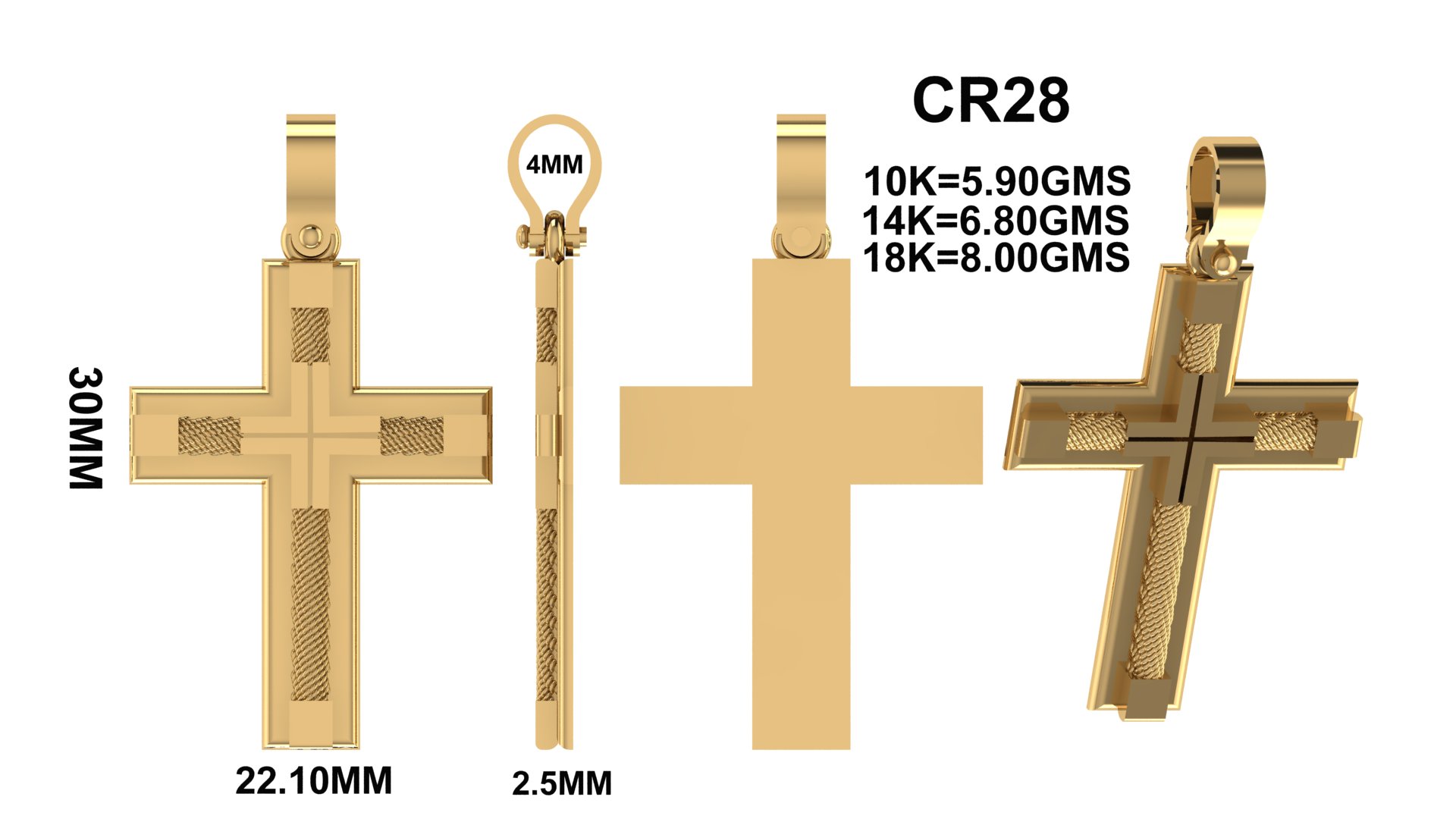 CR 28 Jewelry STL Files for Manufacturers & 3D Printing - Image 7