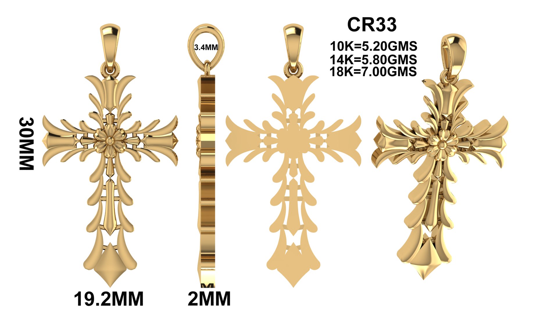 CR 33 Jewelry STL Files for Manufacturers & 3D Printing - Image 8