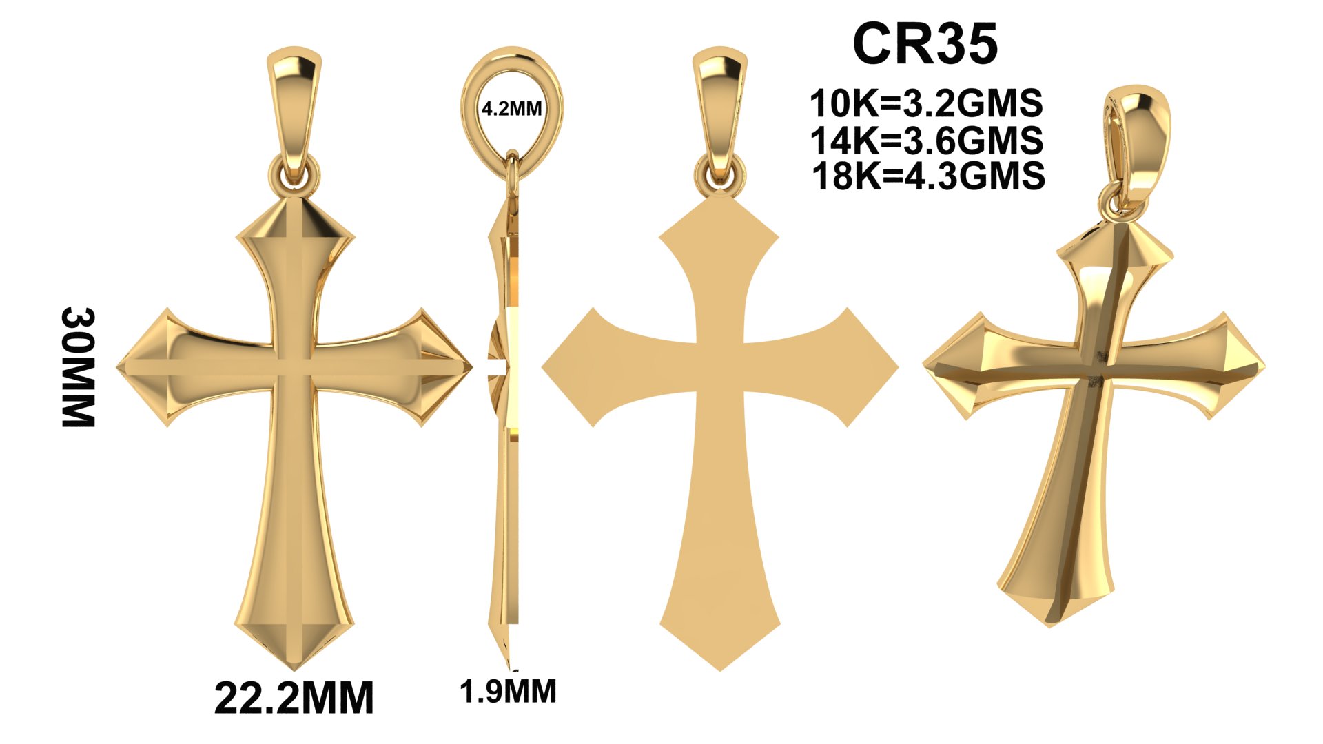 CR 35 Jewelry STL Files for Manufacturers & 3D Printing - Image 7