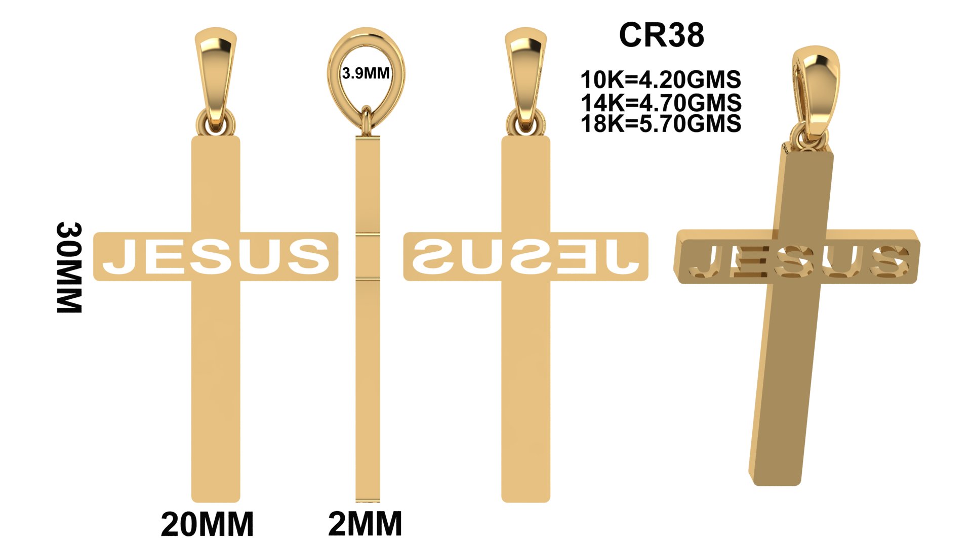 CR 38 Jewelry STL Files for Manufacturers & 3D Printing - Image 9