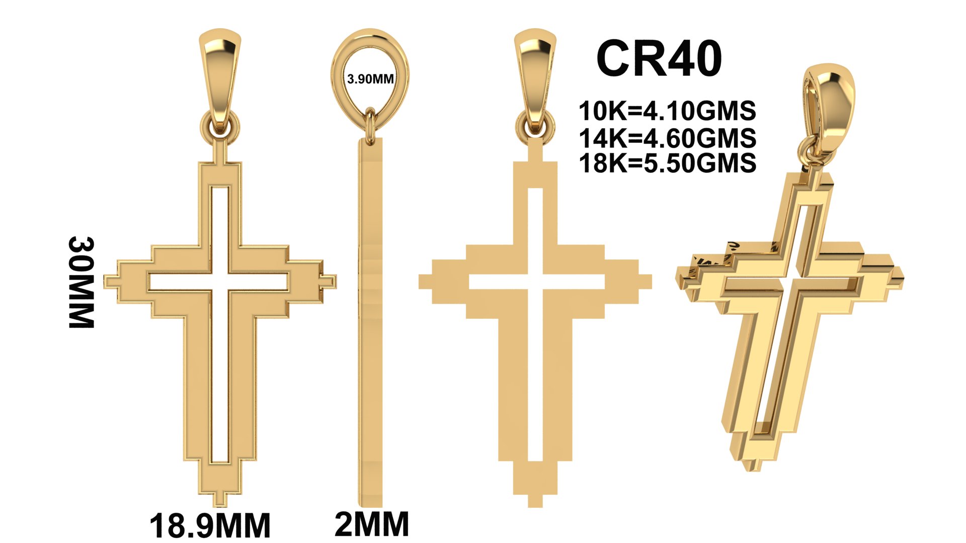 CR 40 Jewelry STL Files for Manufacturers & 3D Printing - Image 8