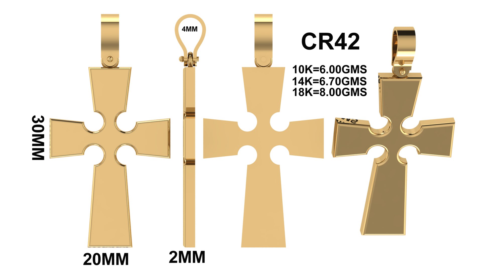 CR 42 Jewelry STL Files for Manufacturers & 3D Printing - Image 8