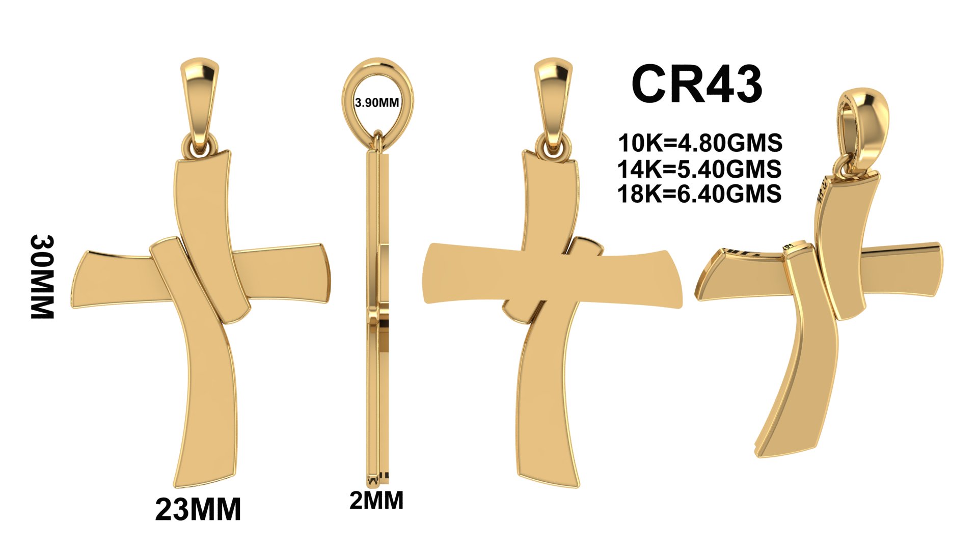 CR 43 Jewelry STL Files for Manufacturers & 3D Printing - Image 8