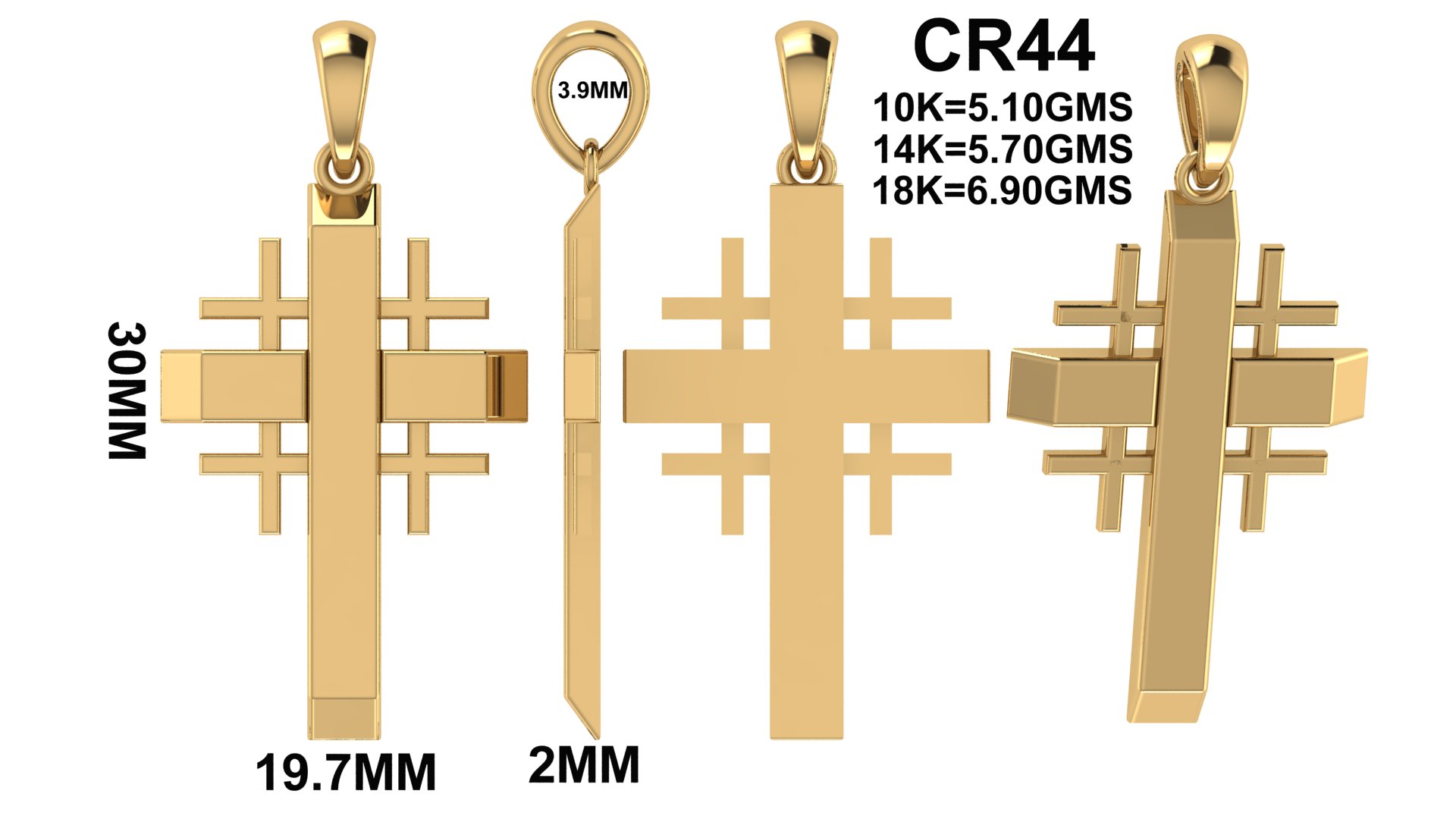 CR 44 Jewelry STL Files for Manufacturers & 3D Printing - Image 8