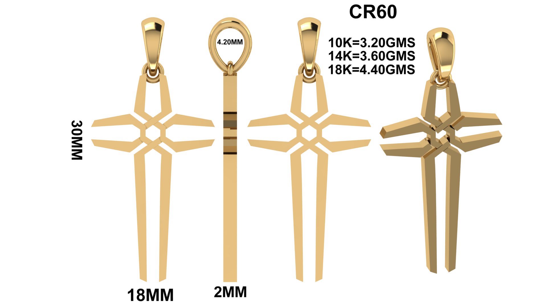 CR 60 Jewelry STL Files for Manufacturers & 3D Printing - Image 6