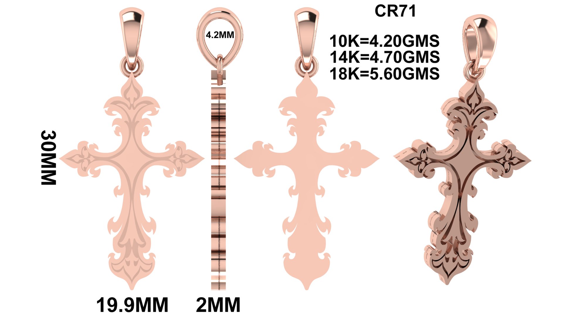 CR 71 Jewelry STL Files for Manufacturers & 3D Printing - Image 7