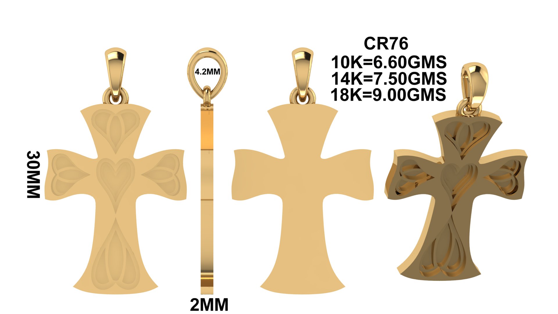CR 76 Jewelry STL Files for Manufacturers & 3D Printing - Image 8