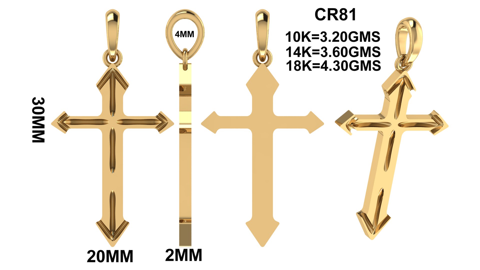 CR81 Jewelry STL Files for Manufacturers & 3D Printing - Image 8